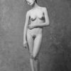 Yelena B&W Full Length Nude in studio, photo by Craig Morey ©2005