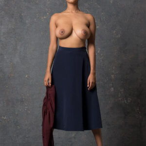 Semi-nude East Indian model Sabine, photo by Craig Morey