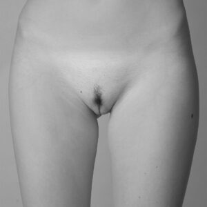 Nude fashion model Yashin in Prague studio, abstract b&w photo ©2006 by Craig Morey