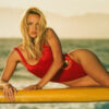 Pam Anderson Baywatch poster shoot detail, photo by Ken Marcus 1992