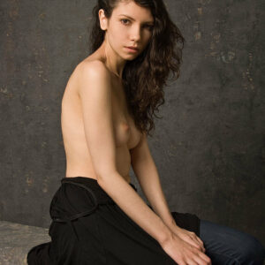 Semi nude portrait of Trishi, photo by Craig Morey
