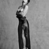 Bambi--Art-BW-Nude-Model-black dress signed-photo-by-Craig-Morey
